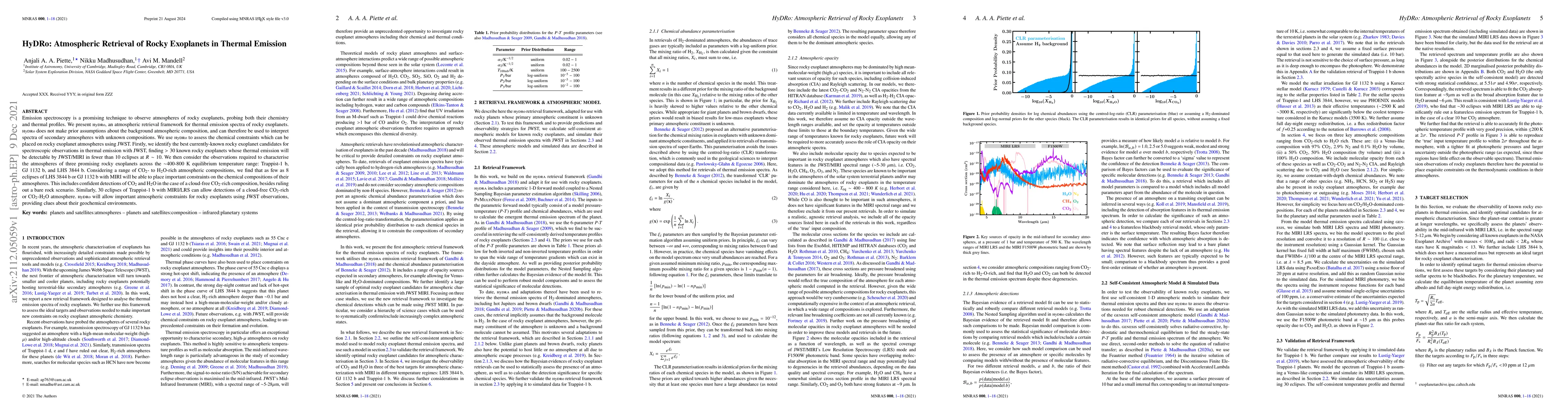 Thumbnail for HyDRo: Atmospheric Retrieval of Rocky Exoplanets in Thermal Emission