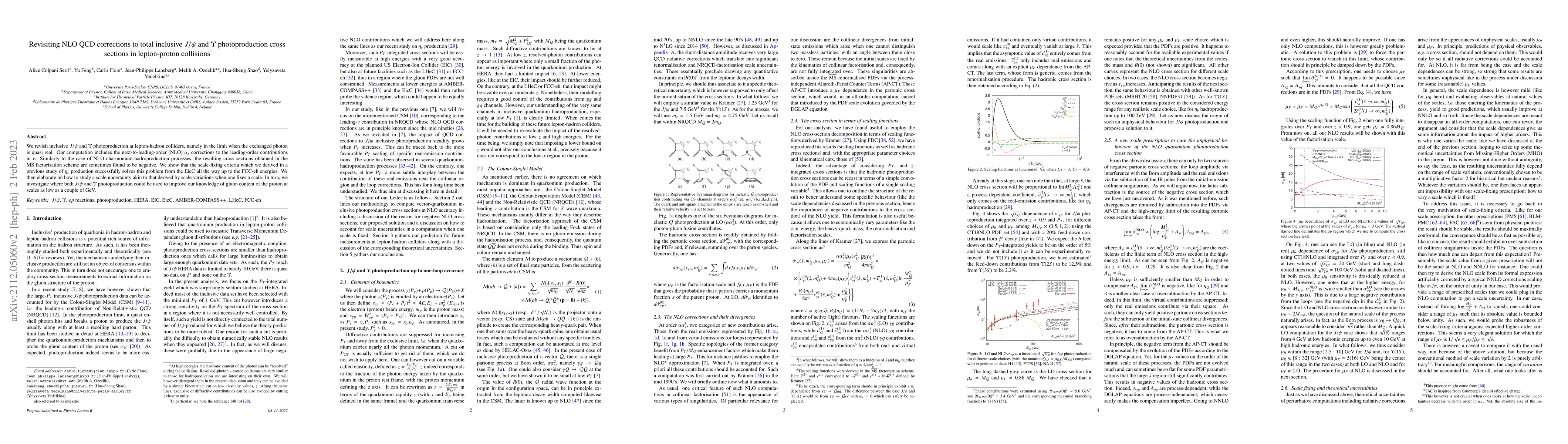 Thumbnail for Revisiting NLO QCD corrections to total inclusive J/psi and Upsilon
  photoproduction cross sections in lepton-proton collisions