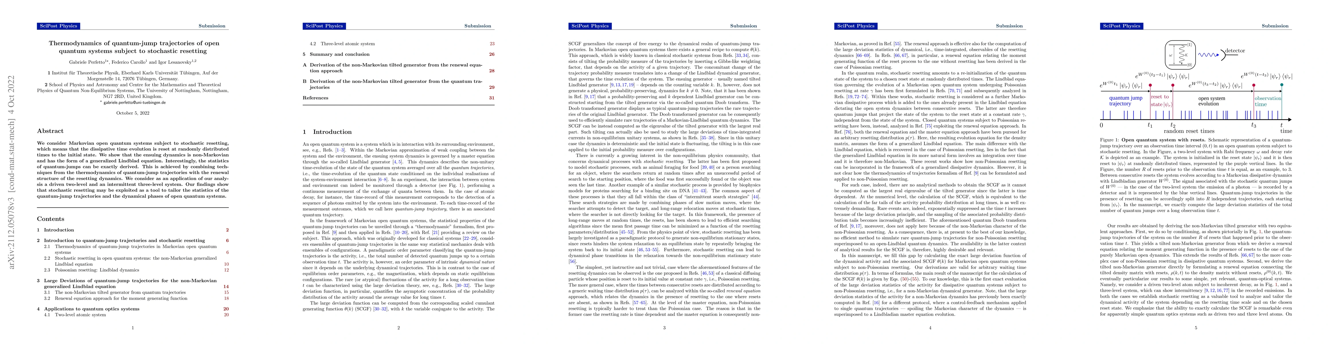 Thumbnail for Thermodynamics of quantum-jump trajectories of open quantum systems
  subject to stochastic resetting