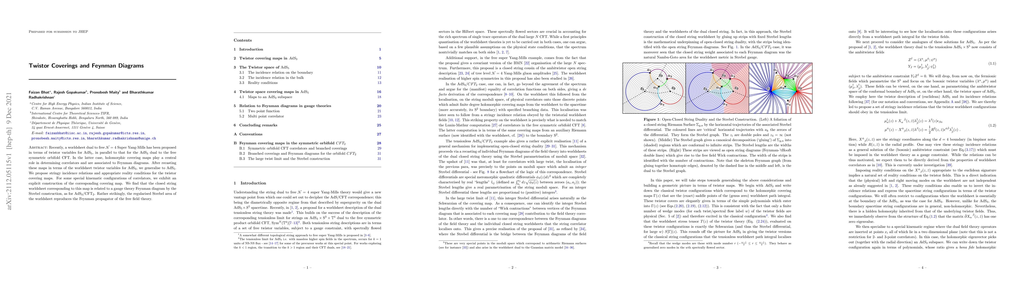 Thumbnail for Twistor Coverings and Feynman Diagrams