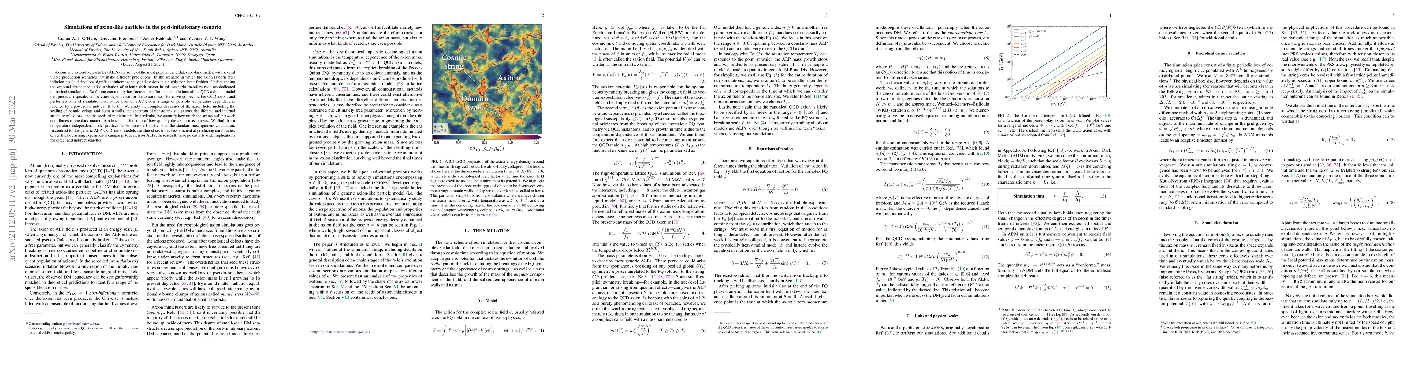 Thumbnail for Simulations of axion-like particles in the post-inflationary scenario