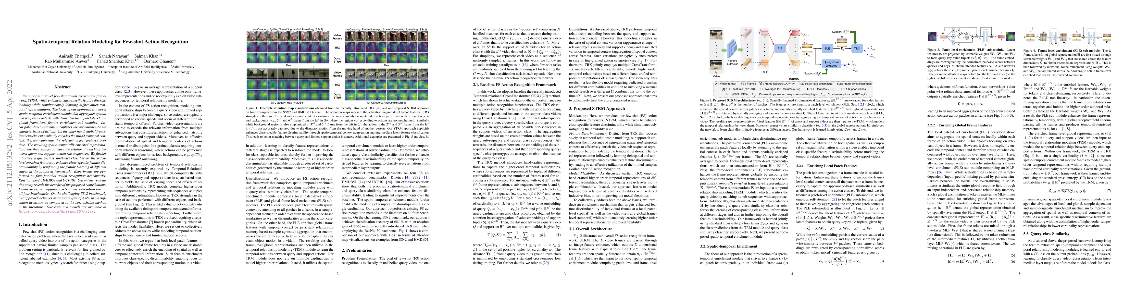 Thumbnail for Spatio-temporal Relation Modeling for Few-shot Action Recognition