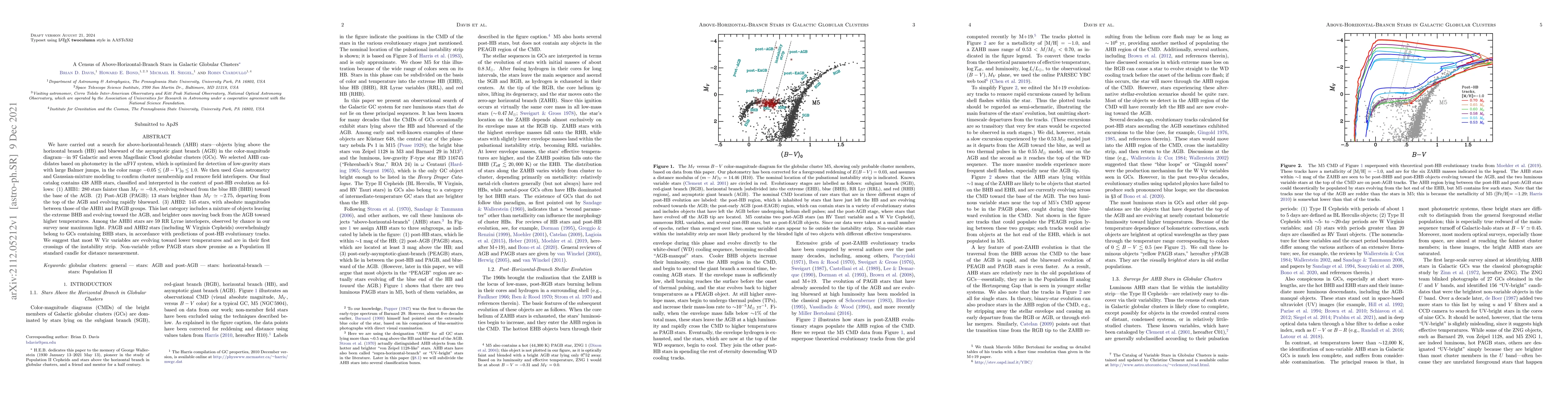 Thumbnail for A Census of Above-Horizontal-Branch Stars in Galactic Globular Clusters