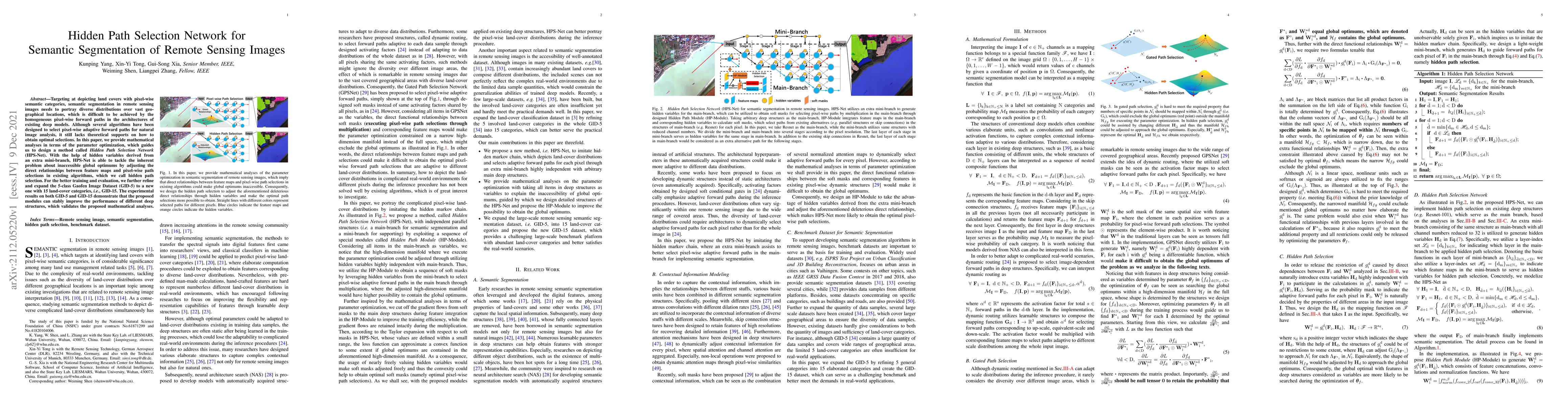 Thumbnail for Hidden Path Selection Network for Semantic Segmentation of Remote
  Sensing Images