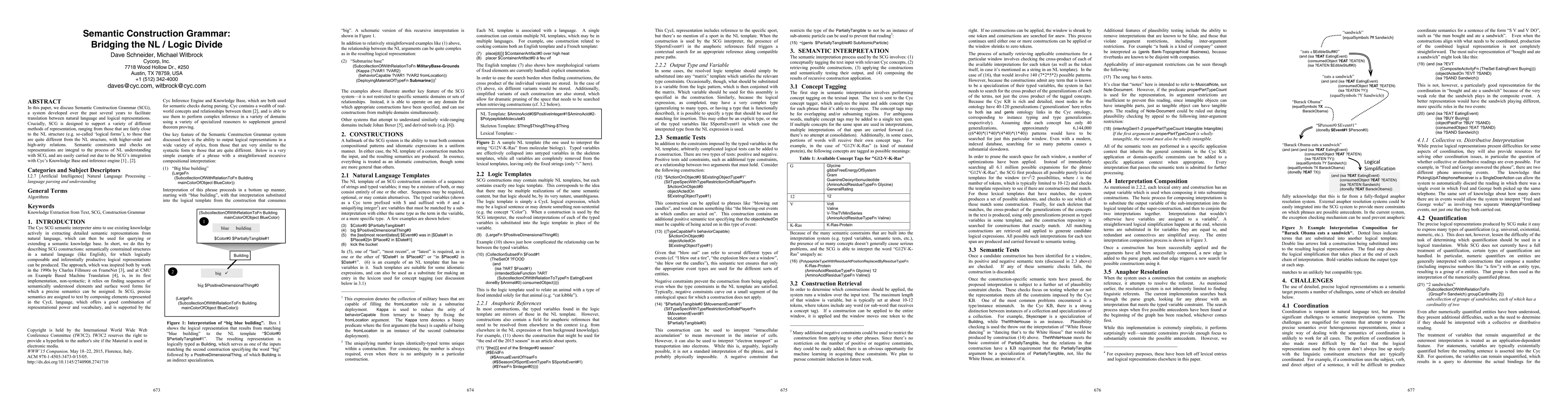 Thumbnail for Semantic Construction Grammar: Bridging the NL / Logic Divide