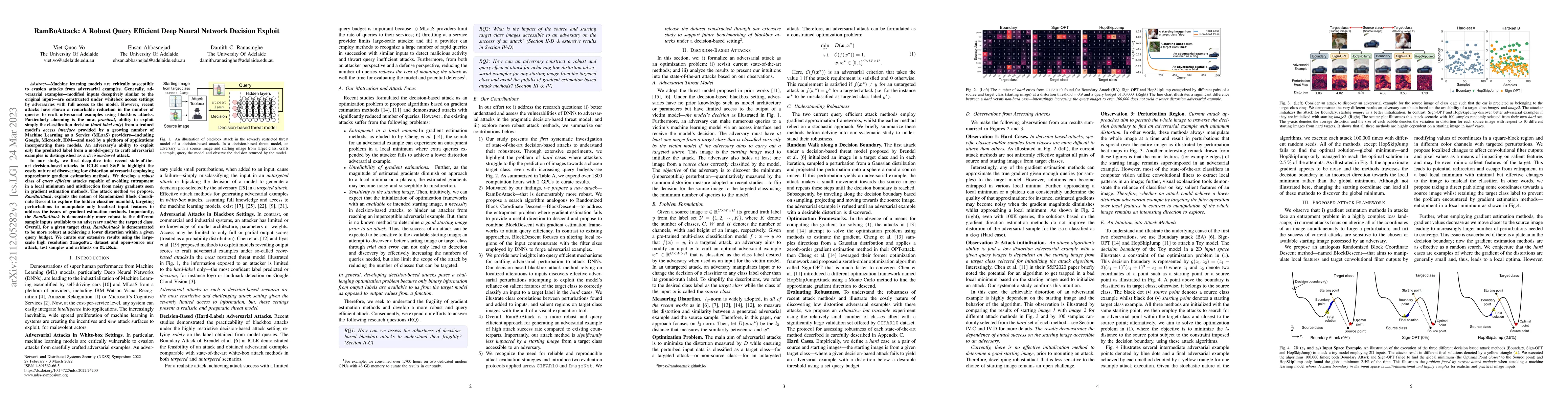 Thumbnail for RamBoAttack: A Robust Query Efficient Deep Neural Network Decision
  Exploit