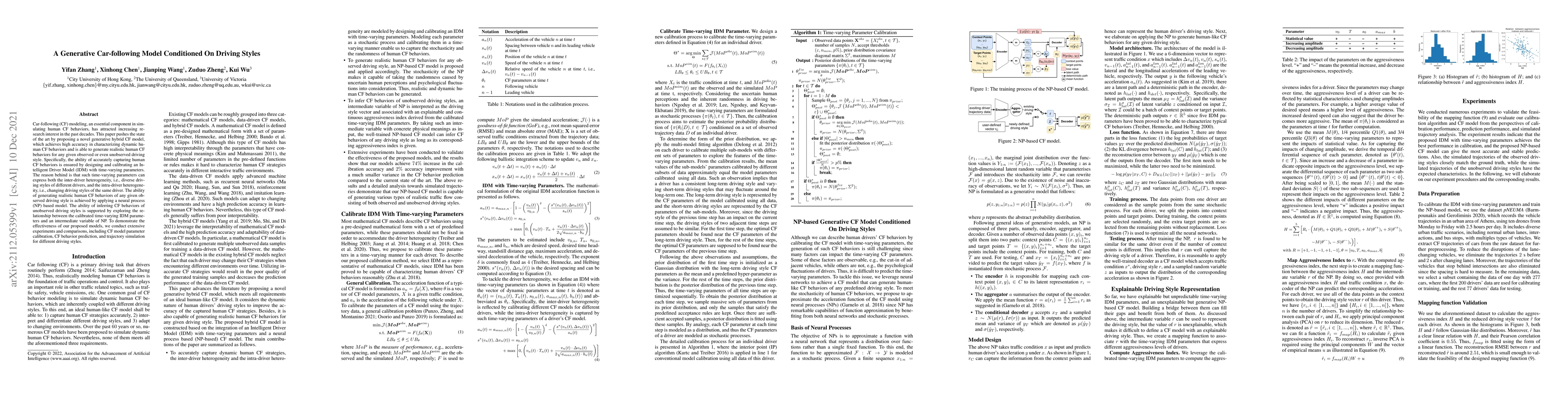Thumbnail for A Generative Car-following Model Conditioned On Driving Styles