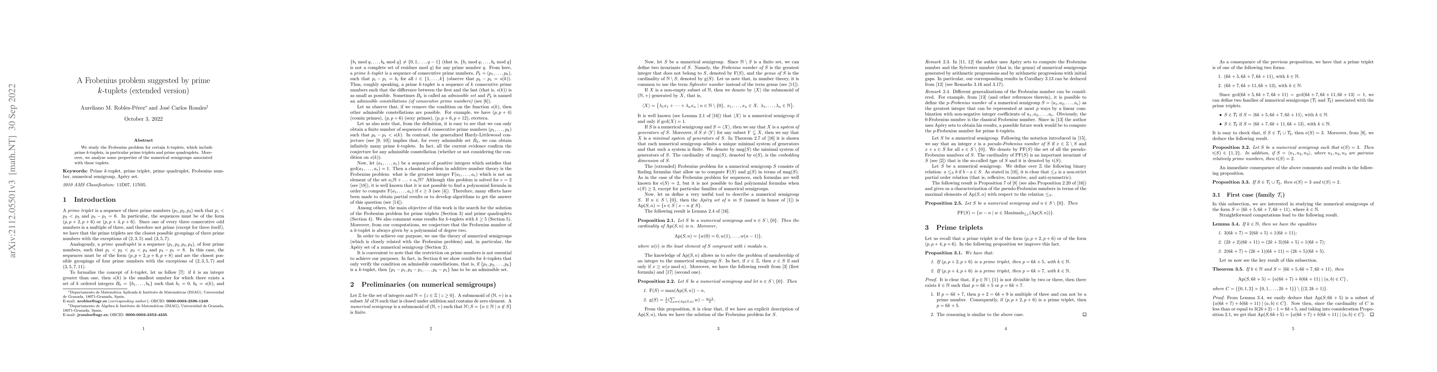 Thumbnail for A Frobenius problem suggested by prime $k$-tuplets (extended version)
