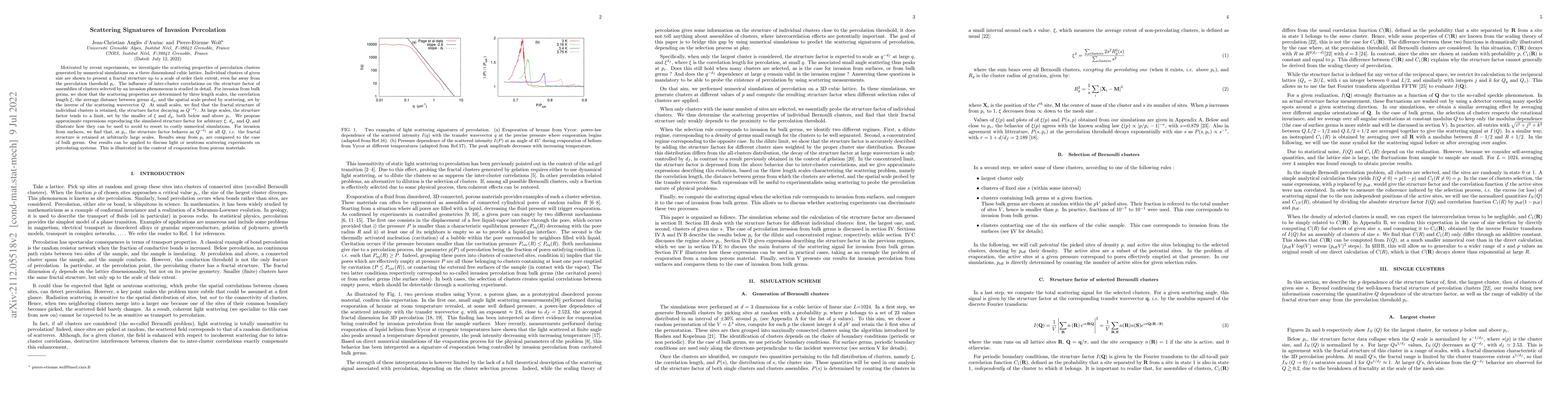 Thumbnail for Scattering Signatures of Invasion Percolation
