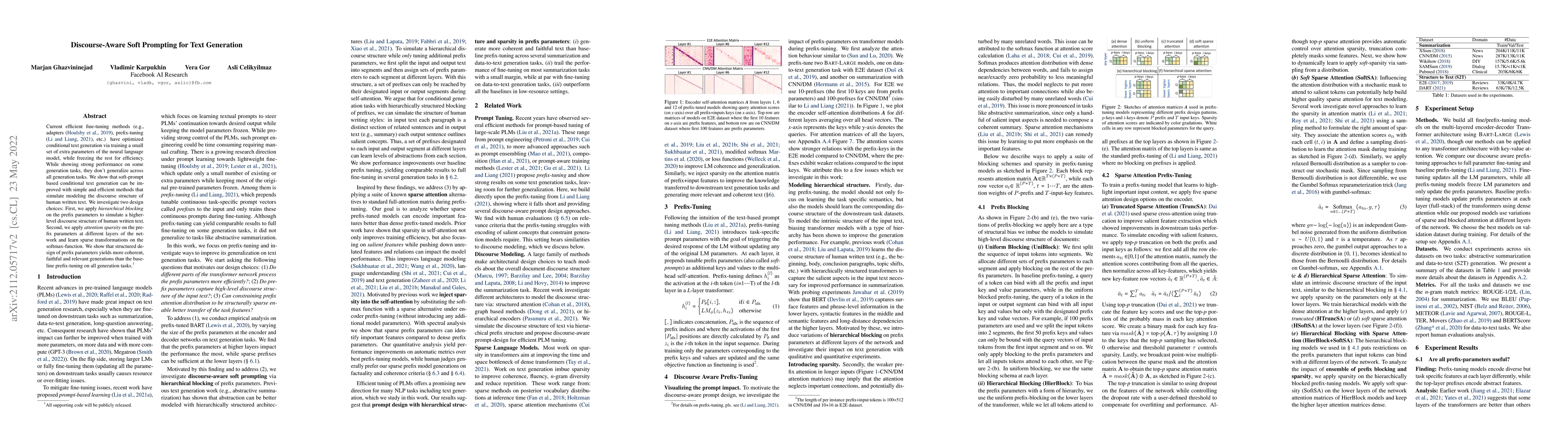 Thumbnail for Discourse-Aware Soft Prompting for Text Generation