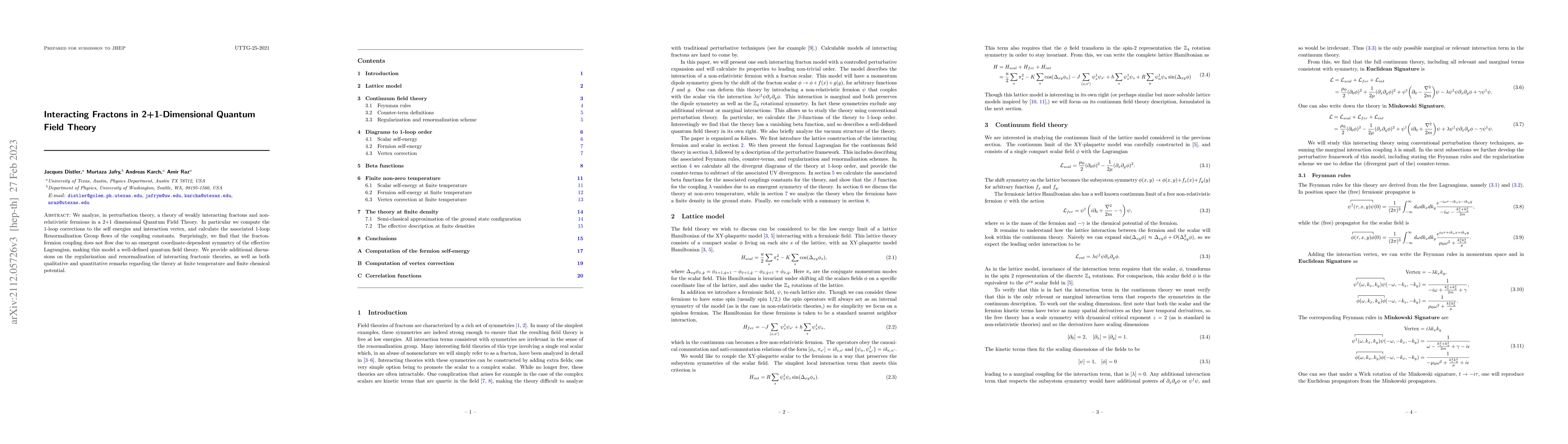 Thumbnail for Interacting Fractons in 2+1-Dimensional Quantum Field Theory