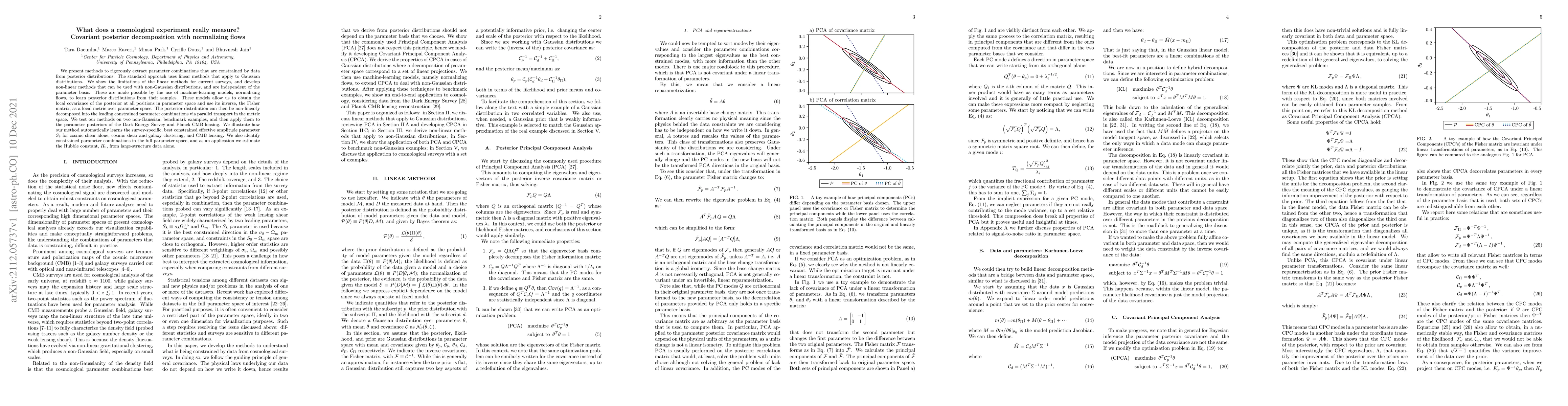 Thumbnail for What does a cosmological experiment really measure? Covariant posterior
  decomposition with normalizing flows