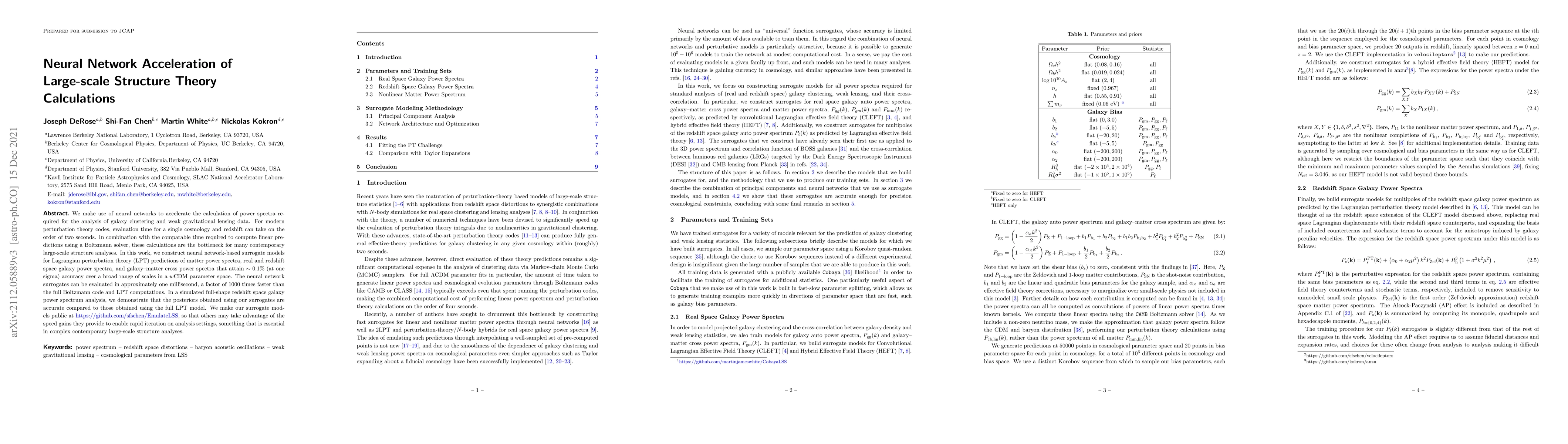 Thumbnail for Neural Network Acceleration of Large-scale Structure Theory Calculations