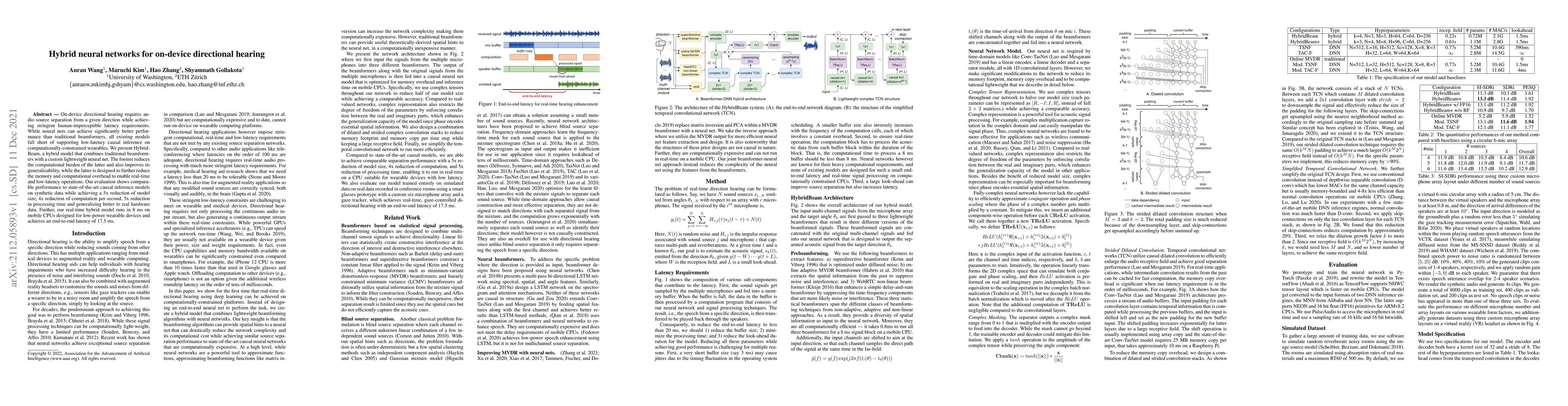 Thumbnail for Hybrid Neural Networks for On-device Directional Hearing