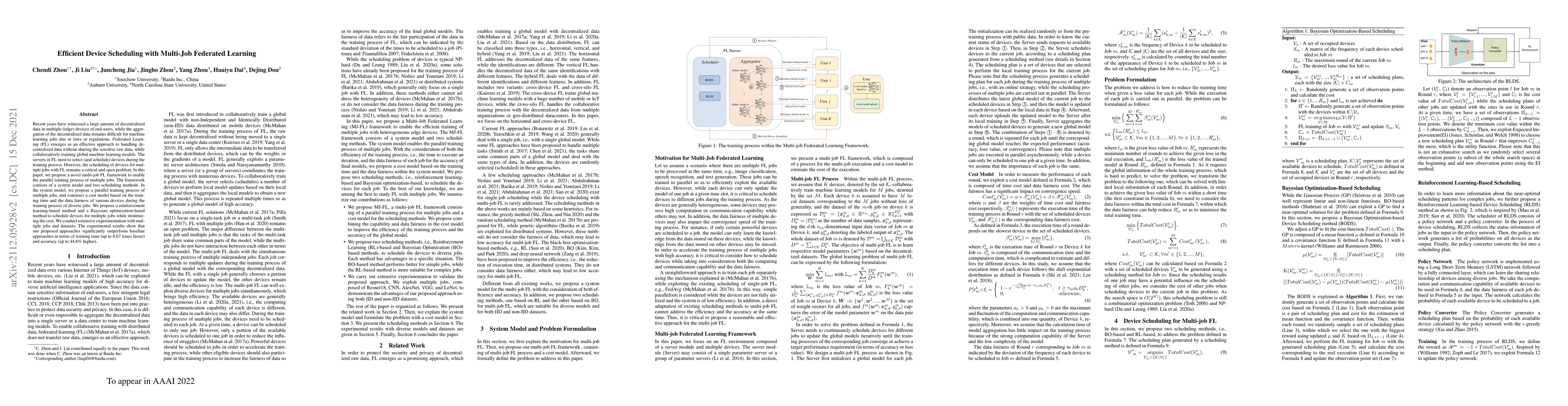 Thumbnail for Efficient Device Scheduling with Multi-Job Federated Learning
