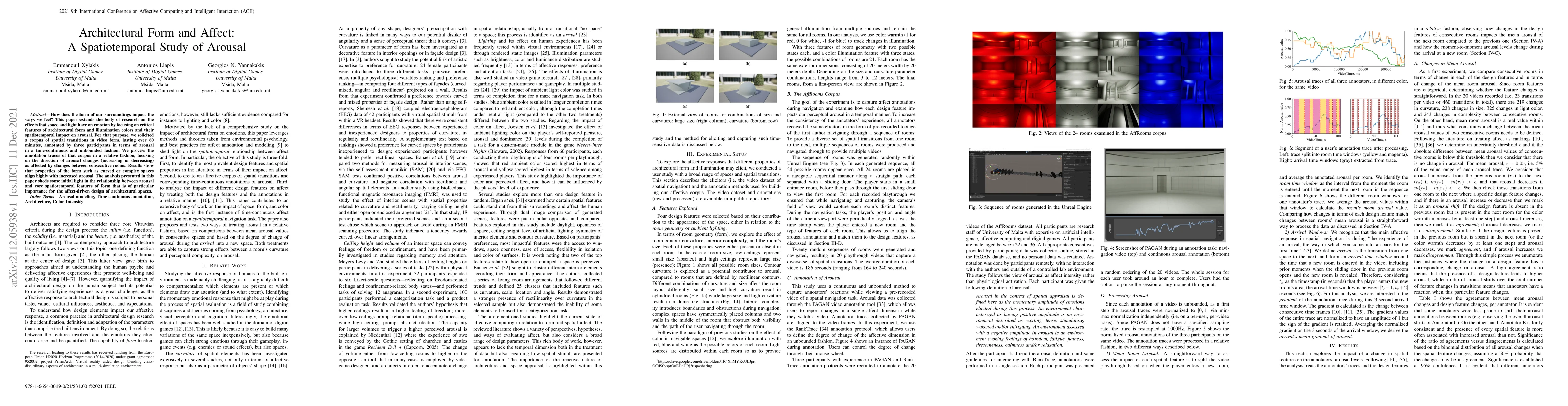 Thumbnail for Architectural Form and Affect: A Spatiotemporal Study of Arousal