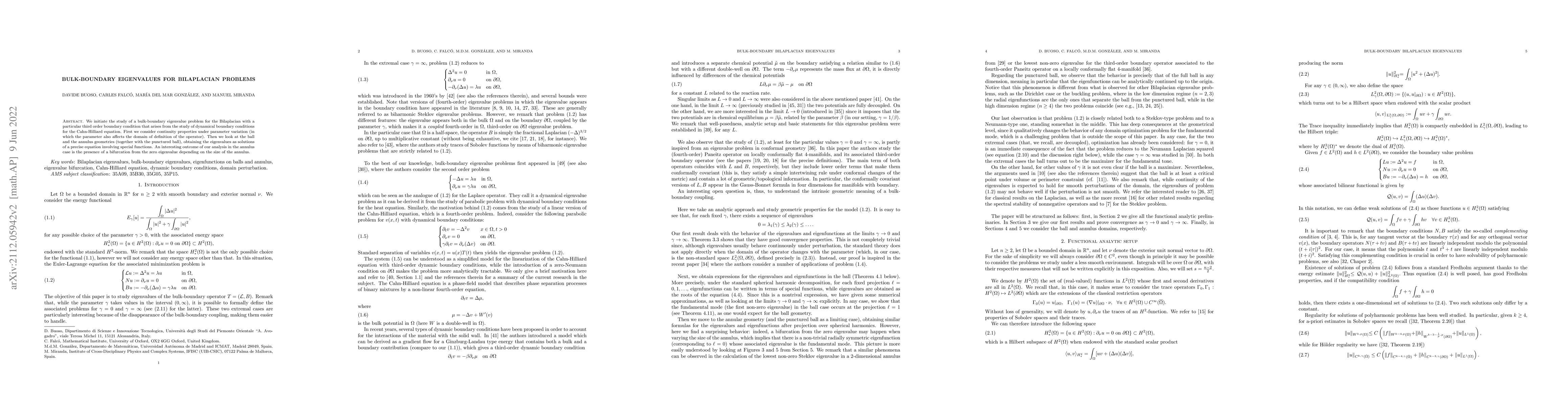 Thumbnail for Bulk-Boundary eigenvalues for Bilaplacian problems