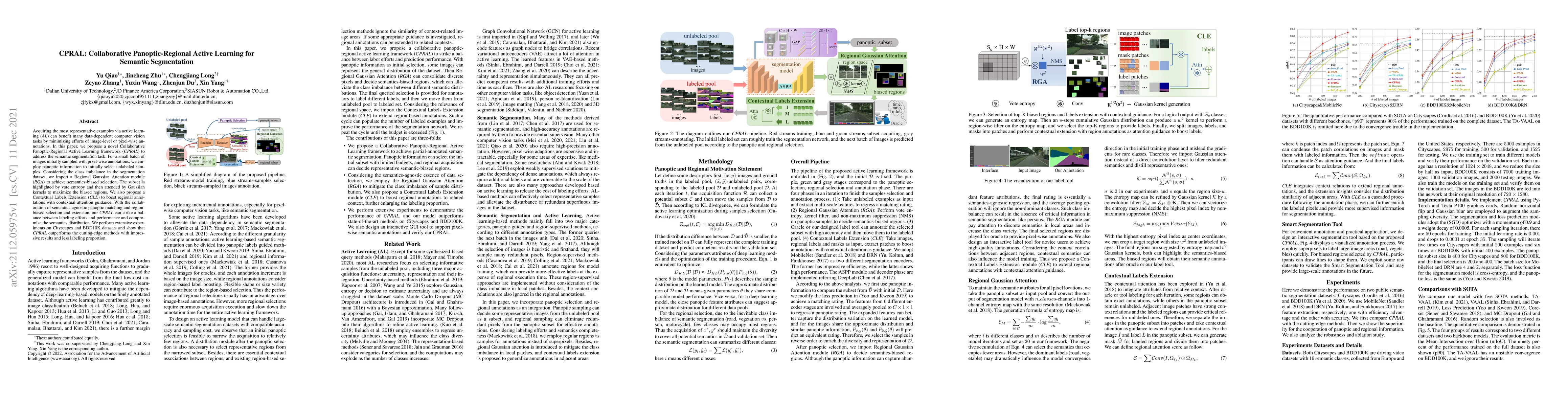 Thumbnail for CPRAL: Collaborative Panoptic-Regional Active Learning for Semantic
  Segmentation