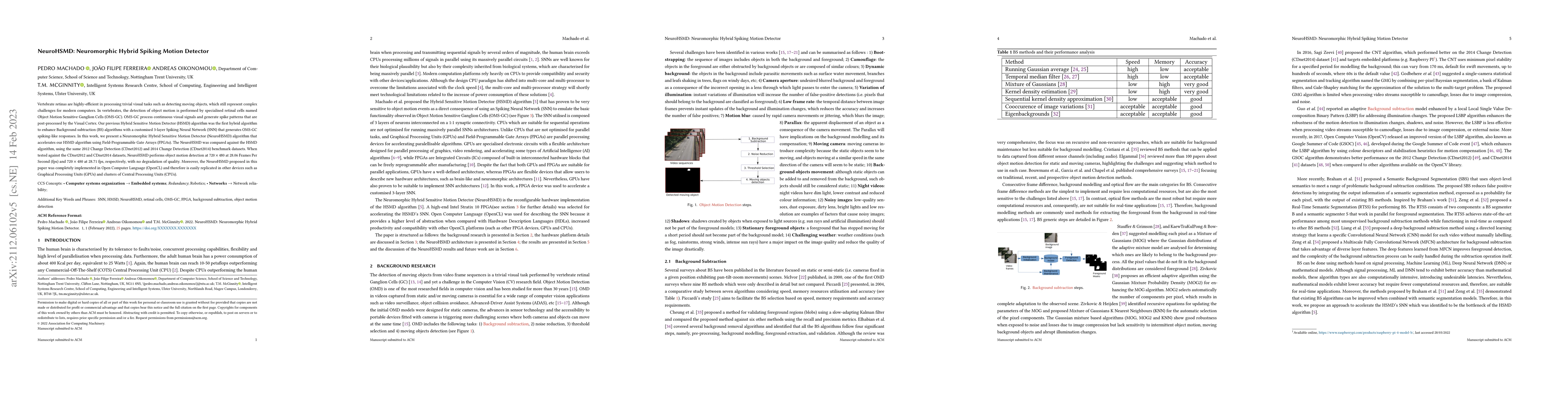 Thumbnail for NeuroHSMD: Neuromorphic Hybrid Spiking Motion Detector