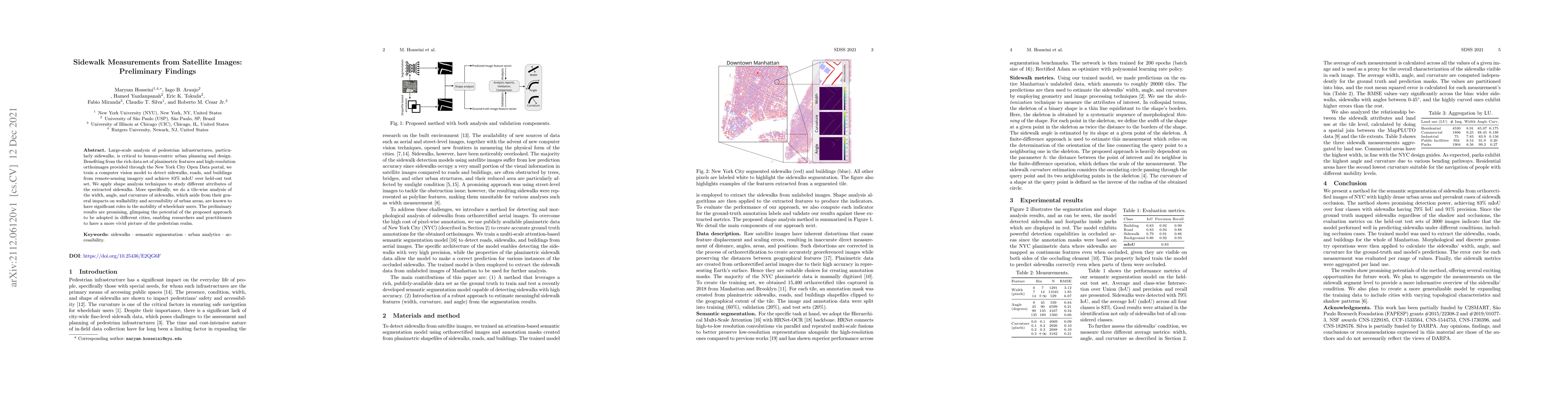 Thumbnail for Sidewalk Measurements from Satellite Images: Preliminary Findings