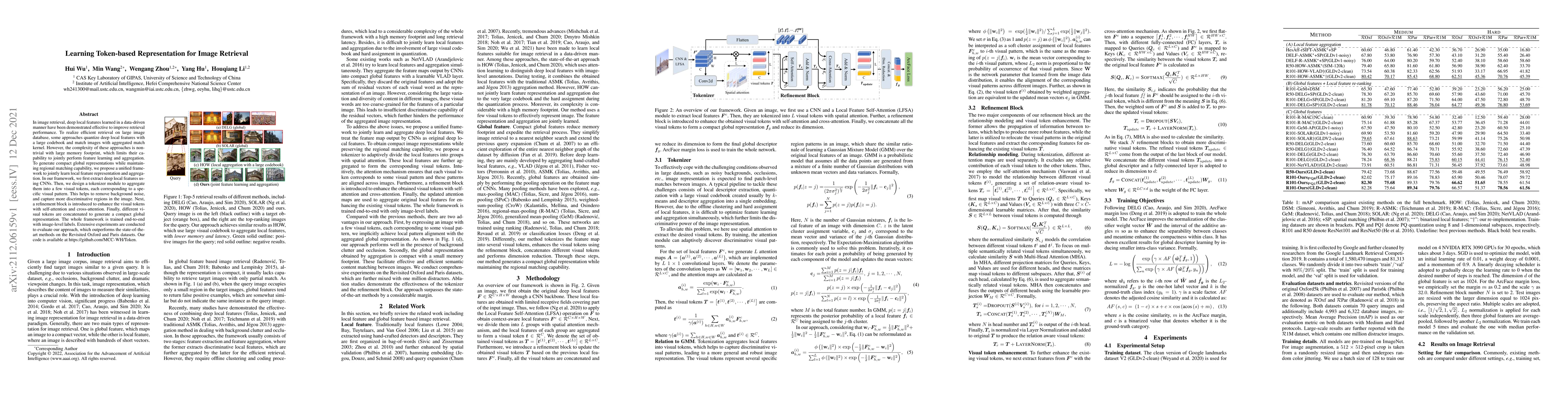 Thumbnail for Learning Token-based Representation for Image Retrieval