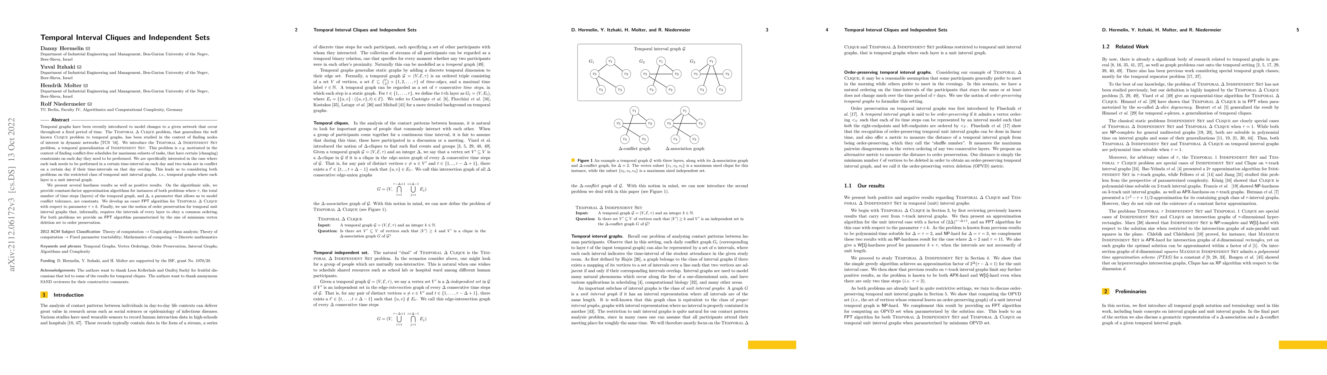 Thumbnail for Temporal Interval Cliques and Independent Sets