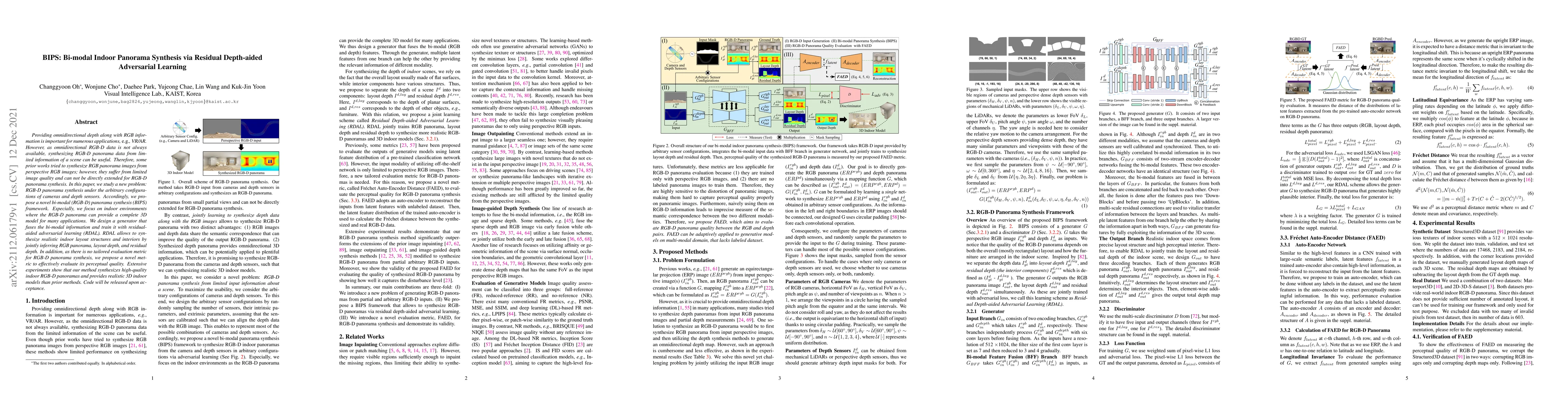 Thumbnail for BIPS: Bi-modal Indoor Panorama Synthesis via Residual Depth-aided
  Adversarial Learning