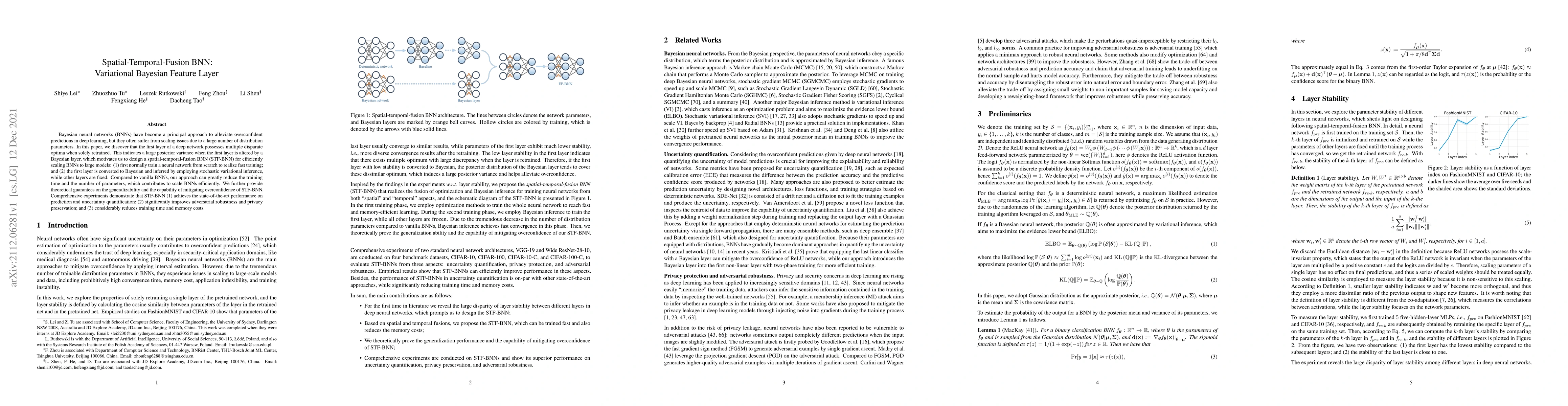 Thumbnail for Spatial-Temporal-Fusion BNN: Variational Bayesian Feature Layer