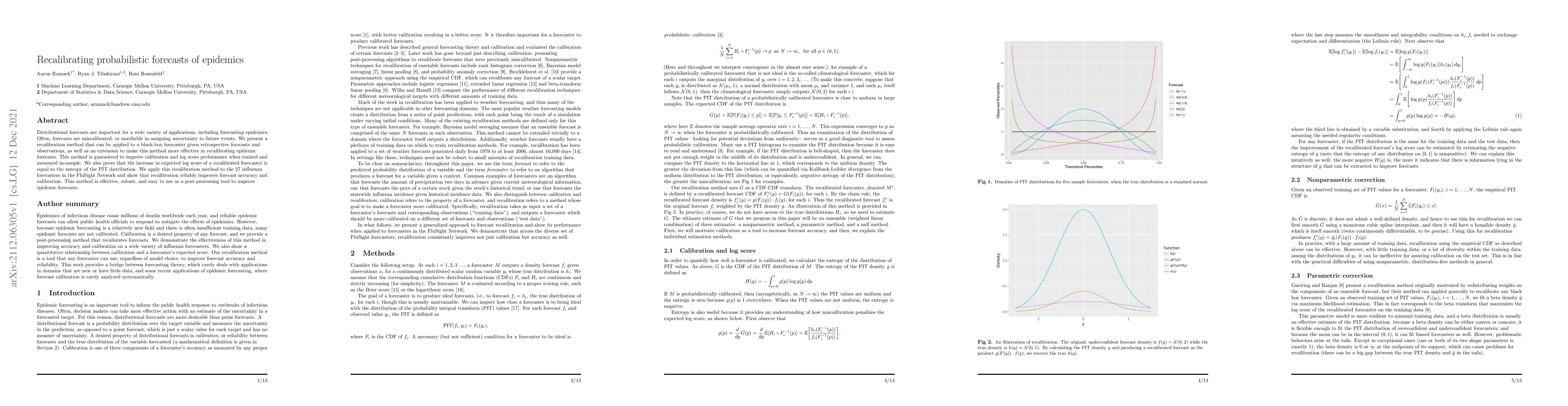 Thumbnail for Recalibrating probabilistic forecasts of epidemics