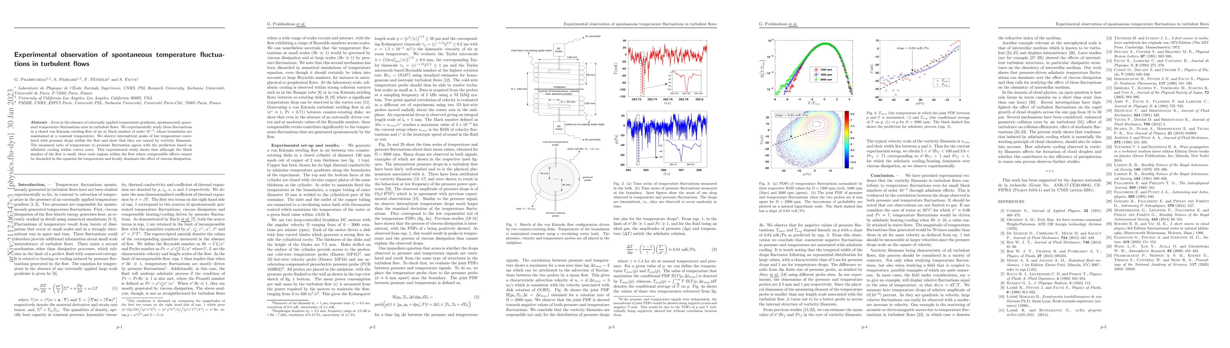 Thumbnail for Experimental observation of spontaneous temperature fluctuations in
  turbulent flows