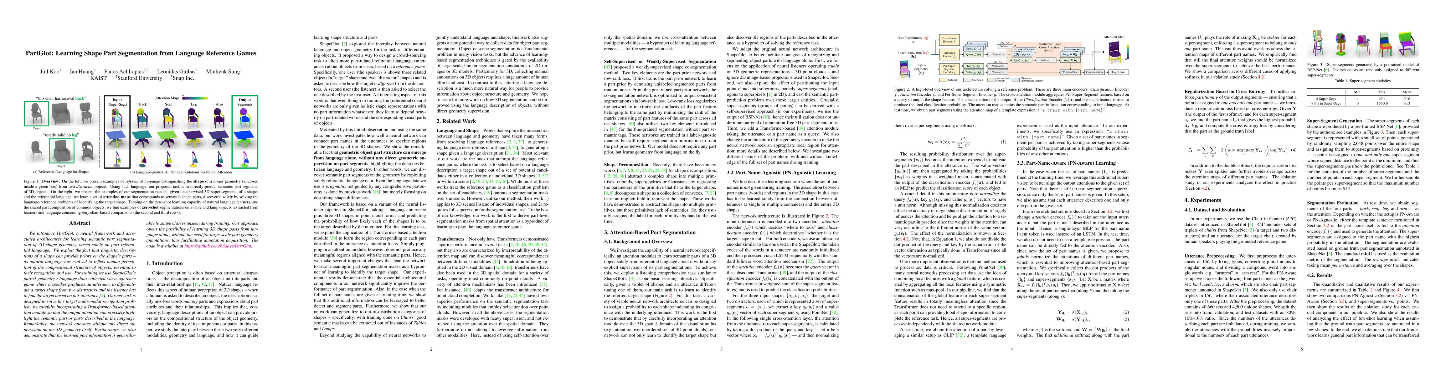 Thumbnail for PartGlot: Learning Shape Part Segmentation from Language Reference Games
