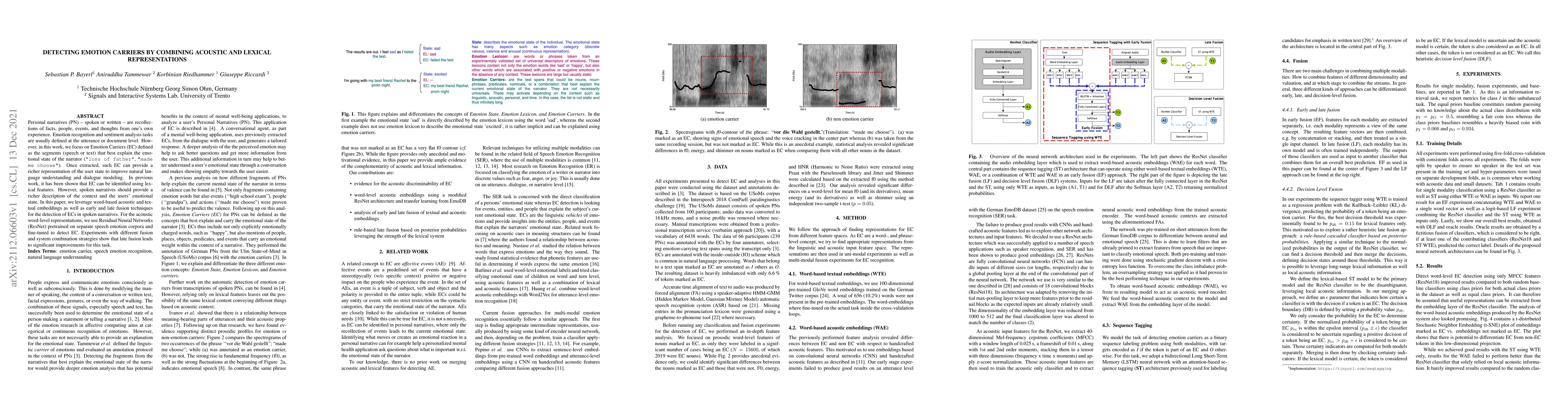 Thumbnail for Detecting Emotion Carriers by Combining Acoustic and Lexical
  Representations