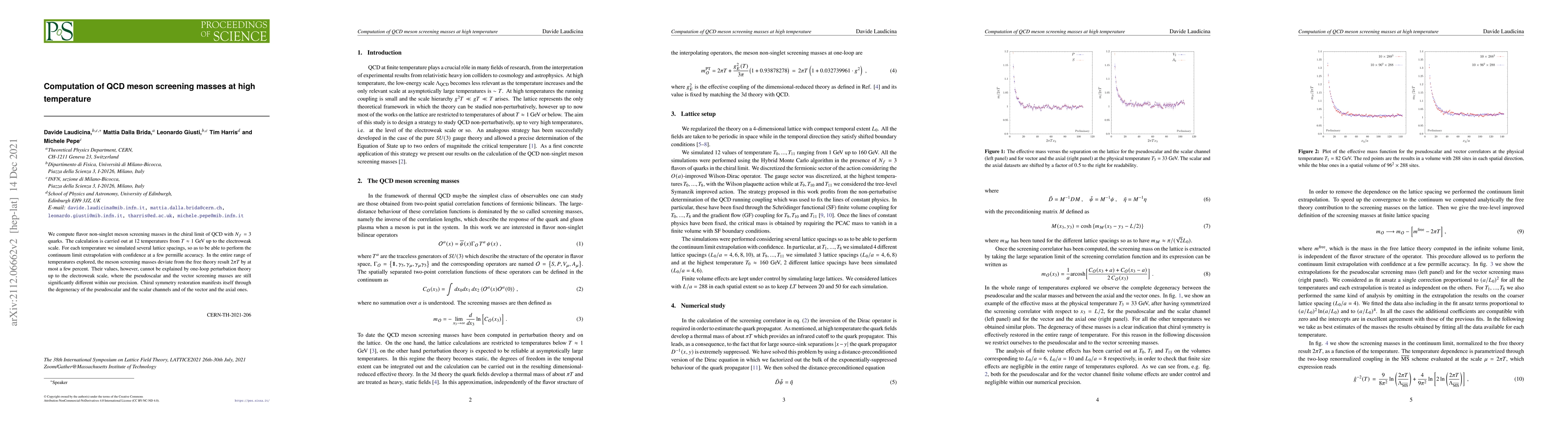 Thumbnail for Computation of QCD meson screening masses at high temperature