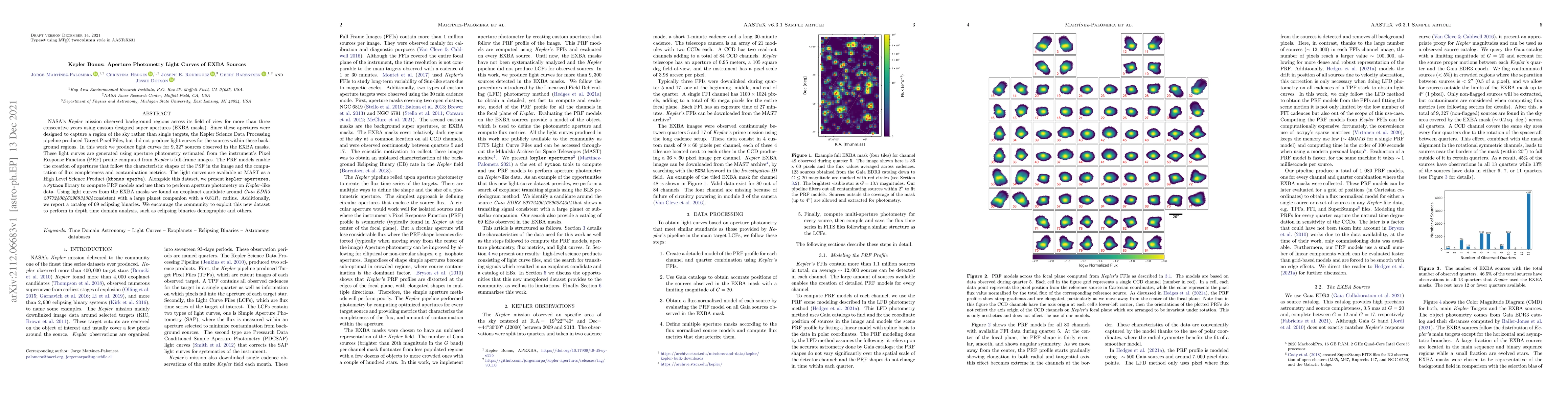 Thumbnail for Kepler Bonus: Aperture Photometry Light Curves of EXBA Sources