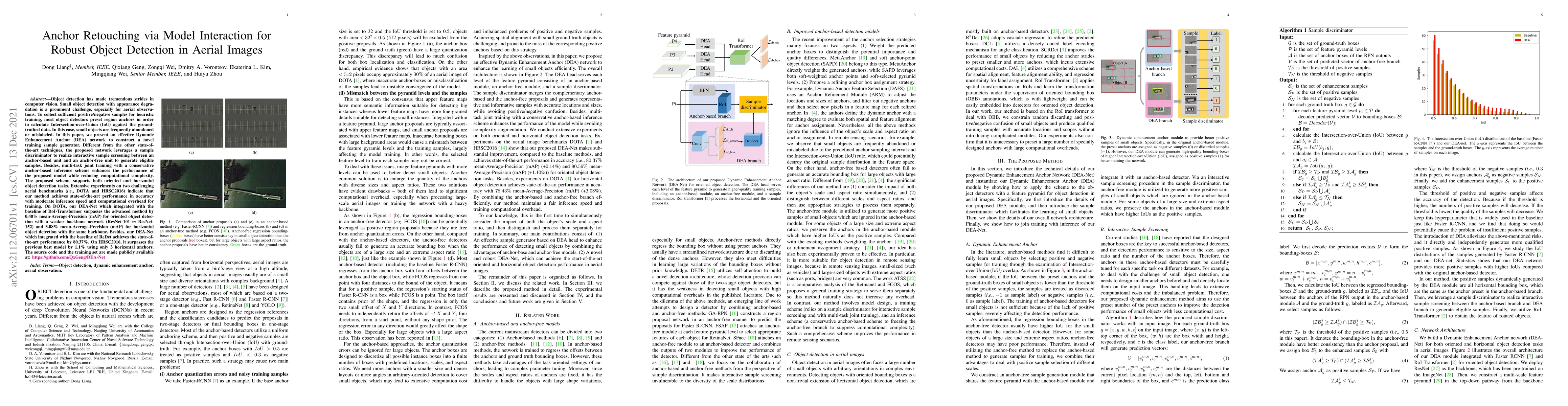 Thumbnail for Anchor Retouching via Model Interaction for Robust Object Detection in
  Aerial Images