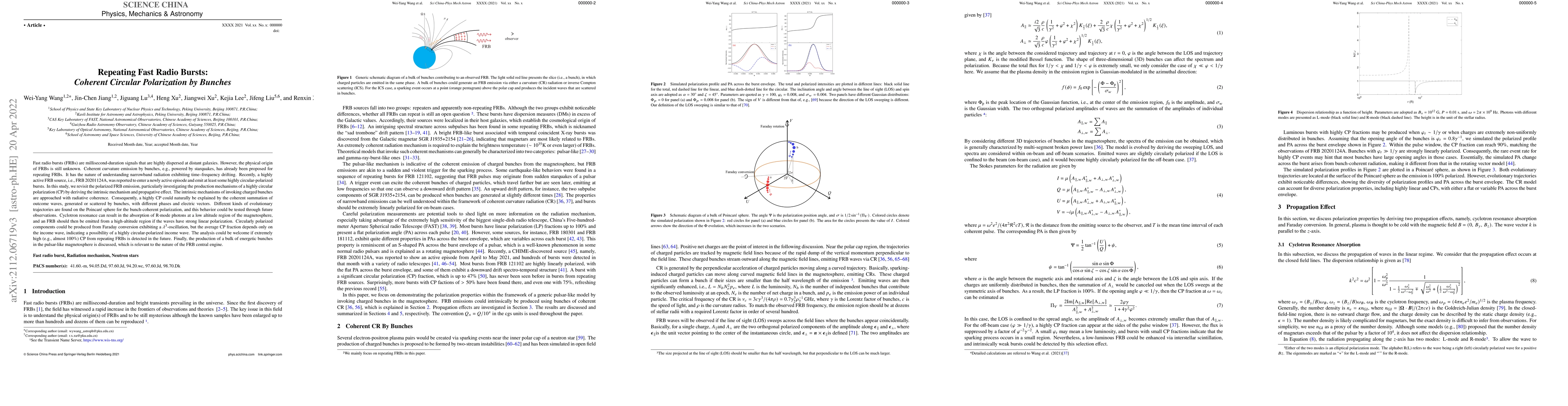 Thumbnail for Repeating Fast Radio Burst: Coherent Circular Polarization By Bunches