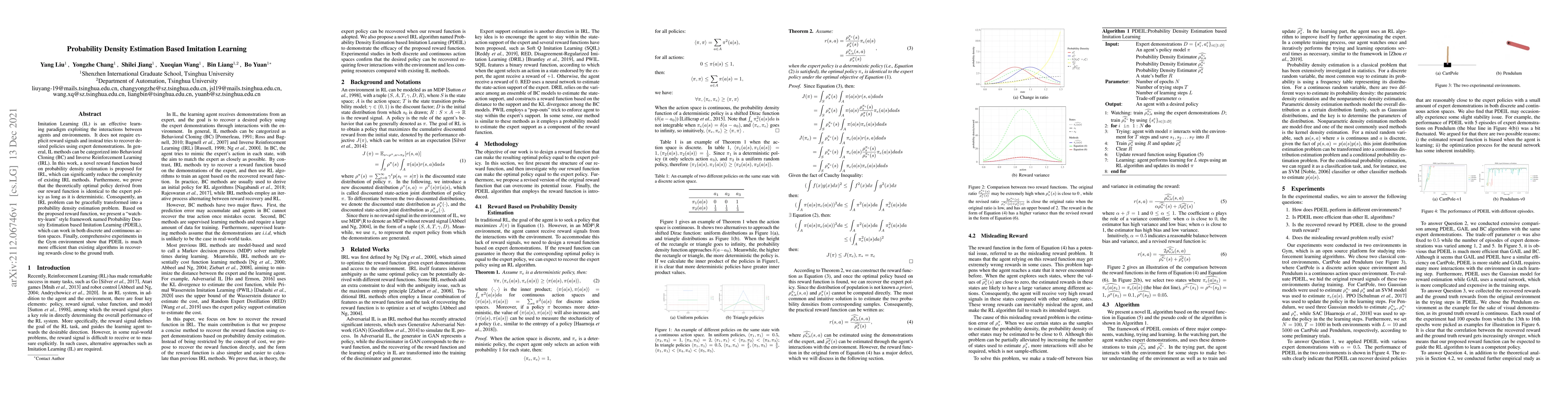 Thumbnail for Probability Density Estimation Based Imitation Learning
