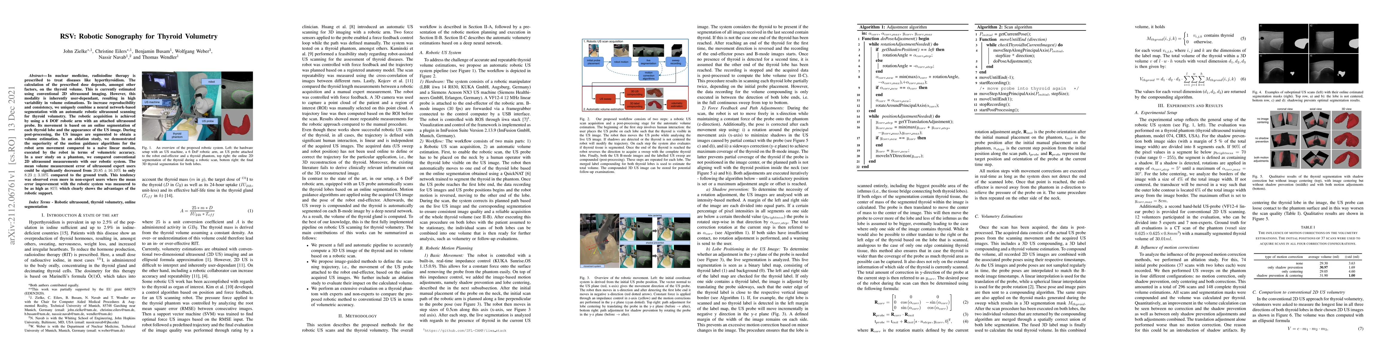 Thumbnail for RSV: Robotic Sonography for Thyroid Volumetry