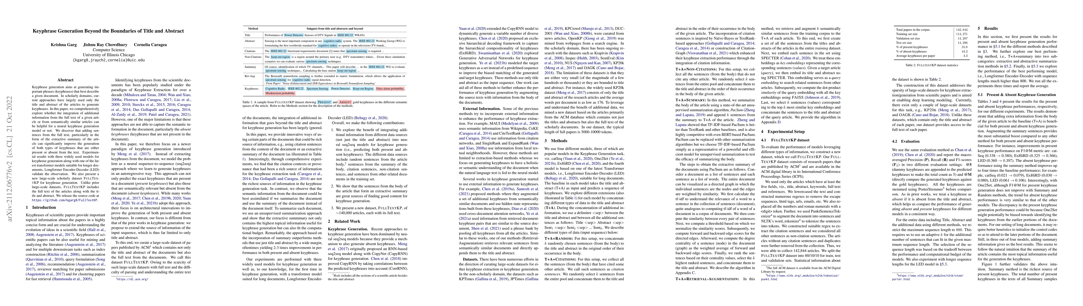 Thumbnail for Keyphrase Generation Beyond the Boundaries of Title and Abstract