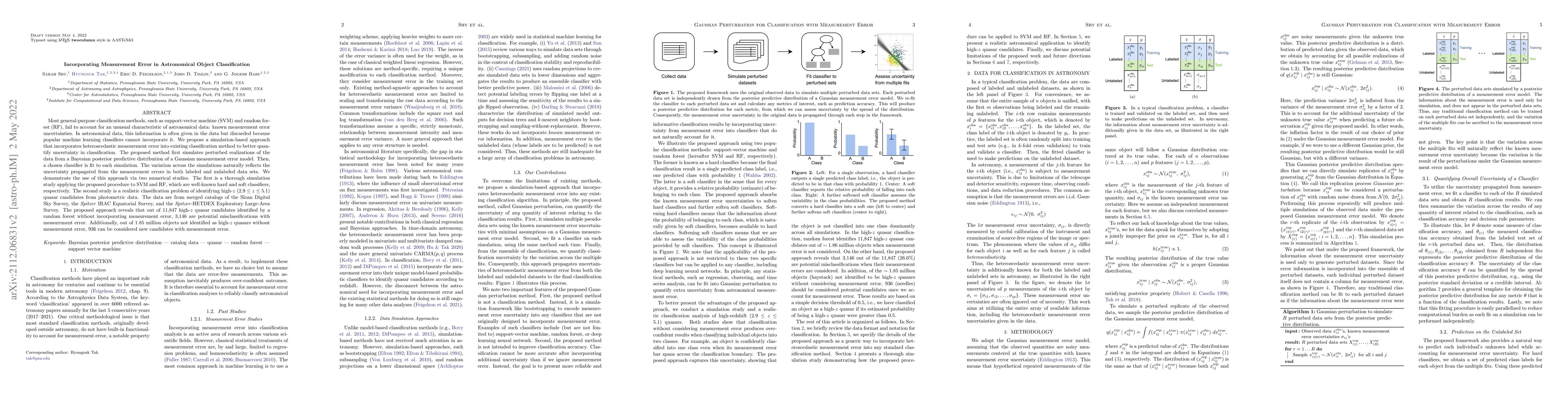 Thumbnail for Incorporating Measurement Error in Astronomical Object Classification