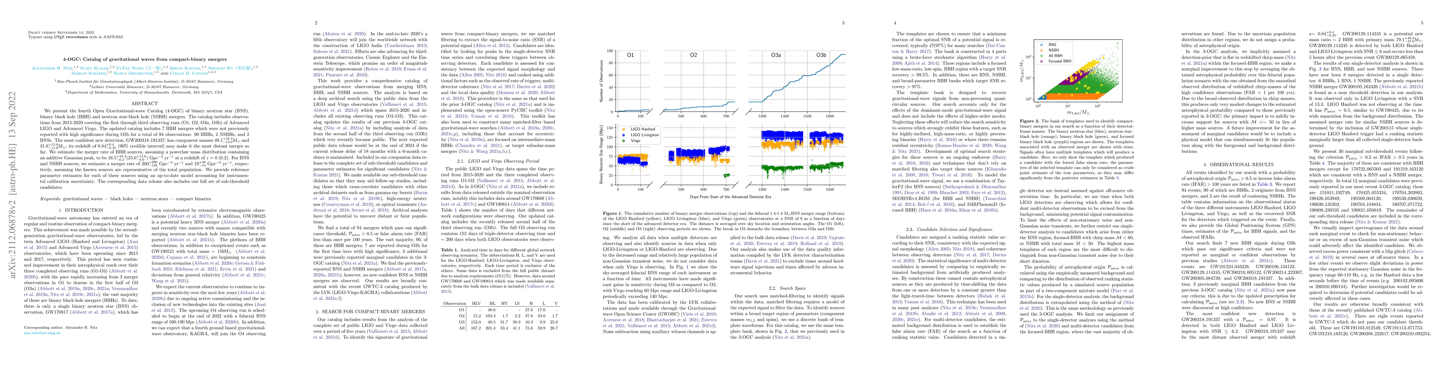 Thumbnail for 4-OGC: Catalog of gravitational waves from compact-binary mergers
