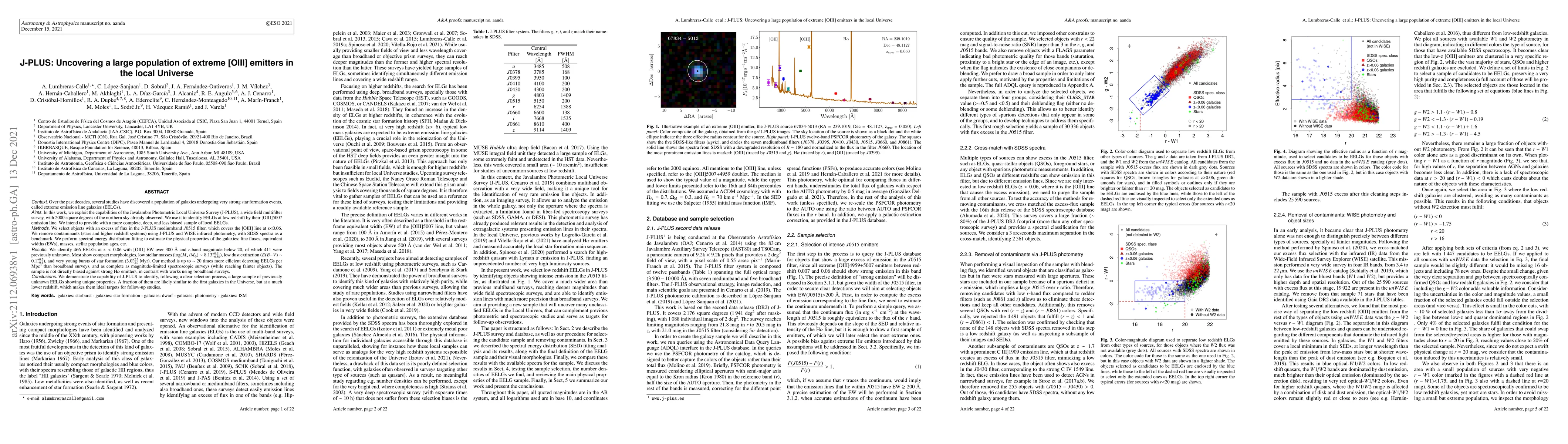 Thumbnail for J-PLUS: Uncovering a large population of extreme [OIII] emitters in the
  local Universe