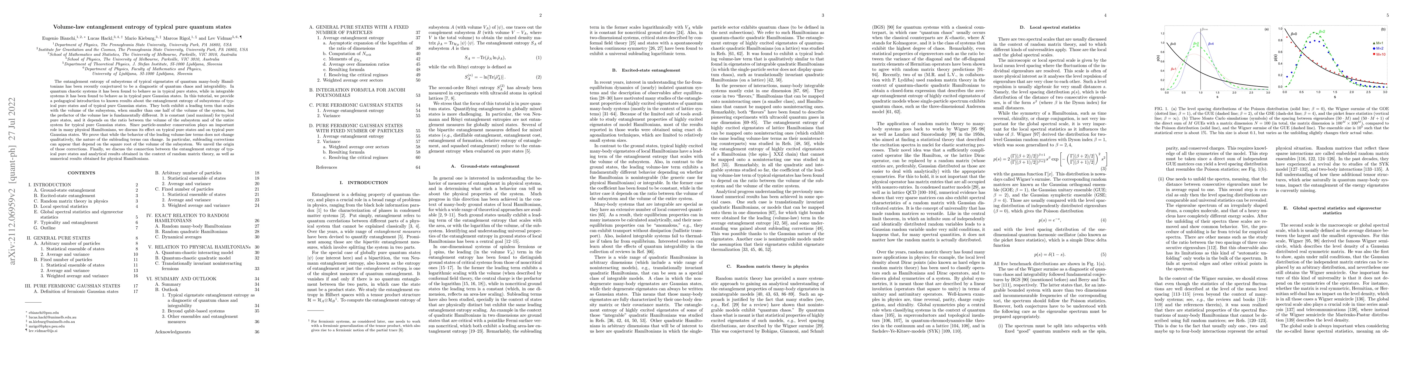 Thumbnail for Volume-law entanglement entropy of typical pure quantum states