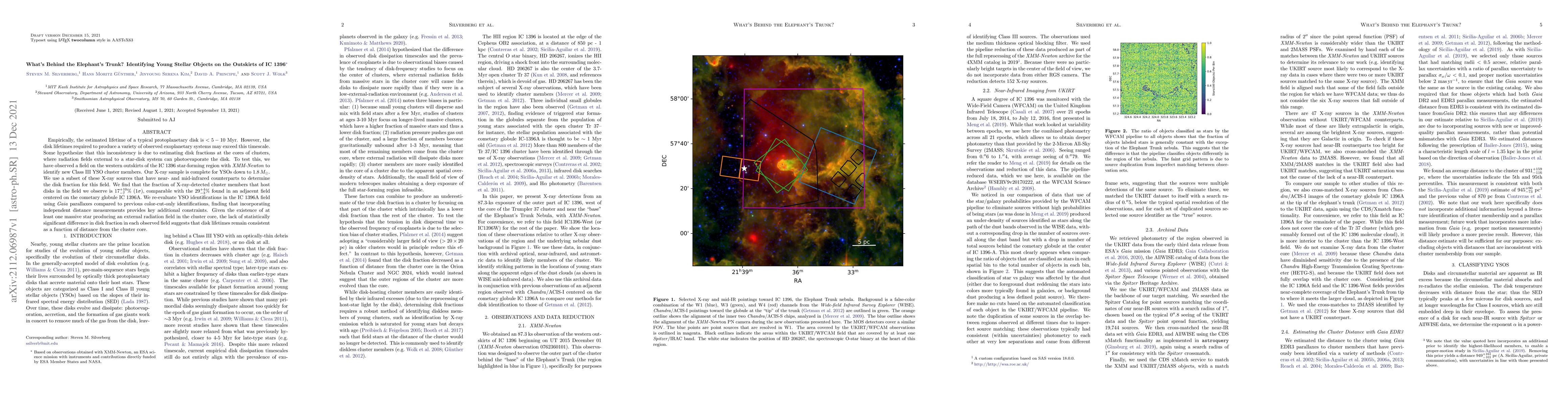 Thumbnail for What's Behind the Elephant's Trunk? Identifying Young Stellar Objects on
  the Outskirts of IC1396