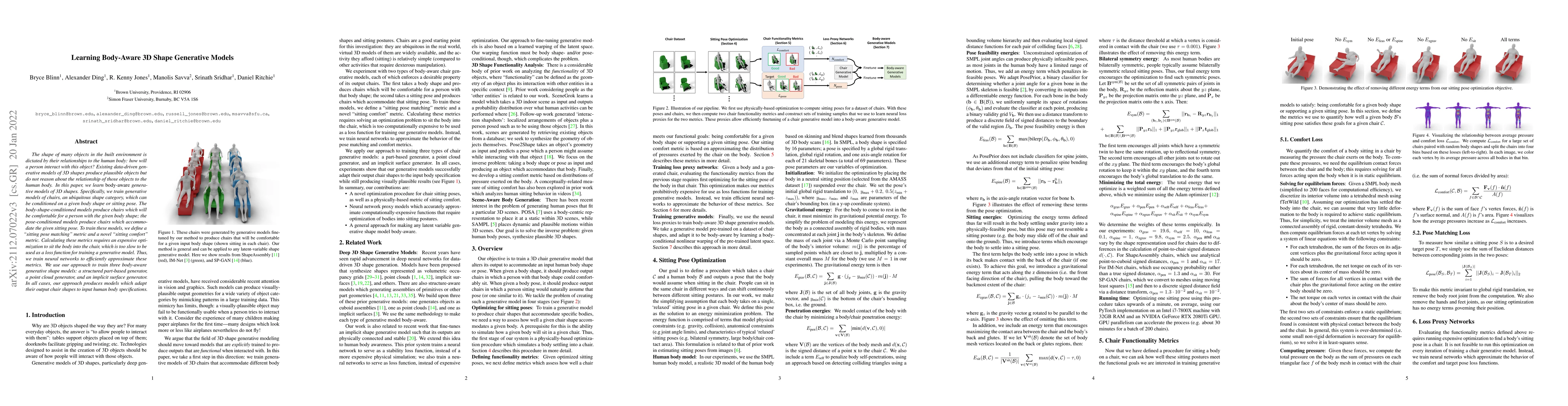 Thumbnail for Learning Body-Aware 3D Shape Generative Models