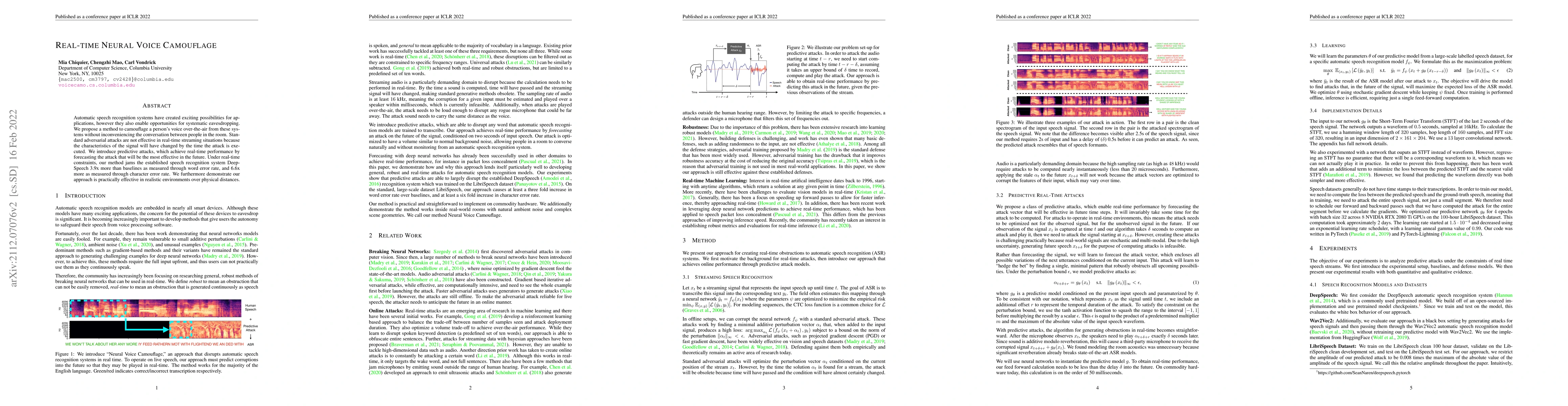 Thumbnail for Real-Time Neural Voice Camouflage