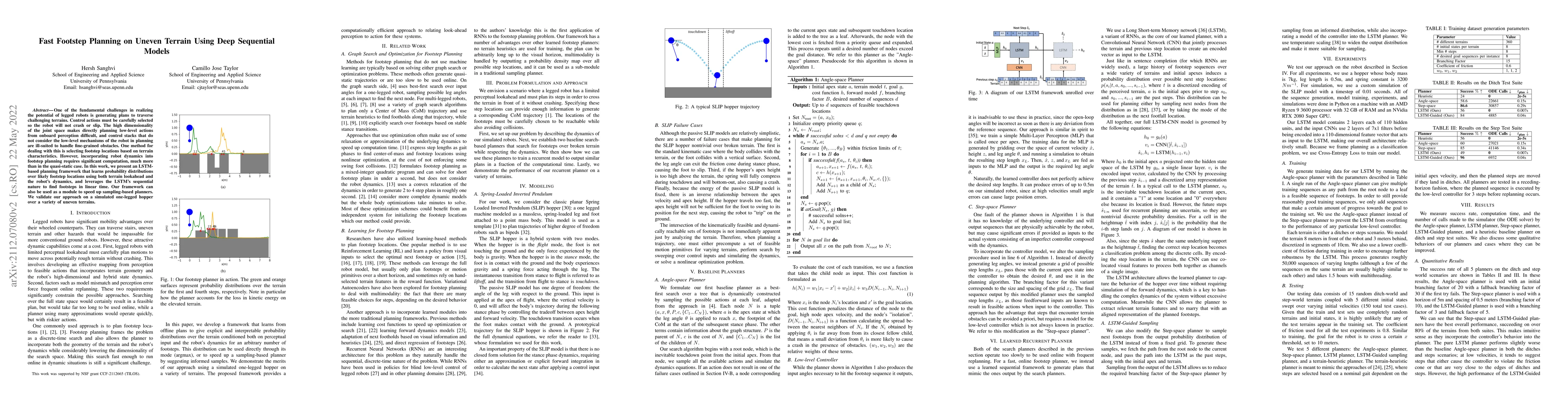Thumbnail for Fast Footstep Planning on Uneven Terrain Using Deep Sequential Models