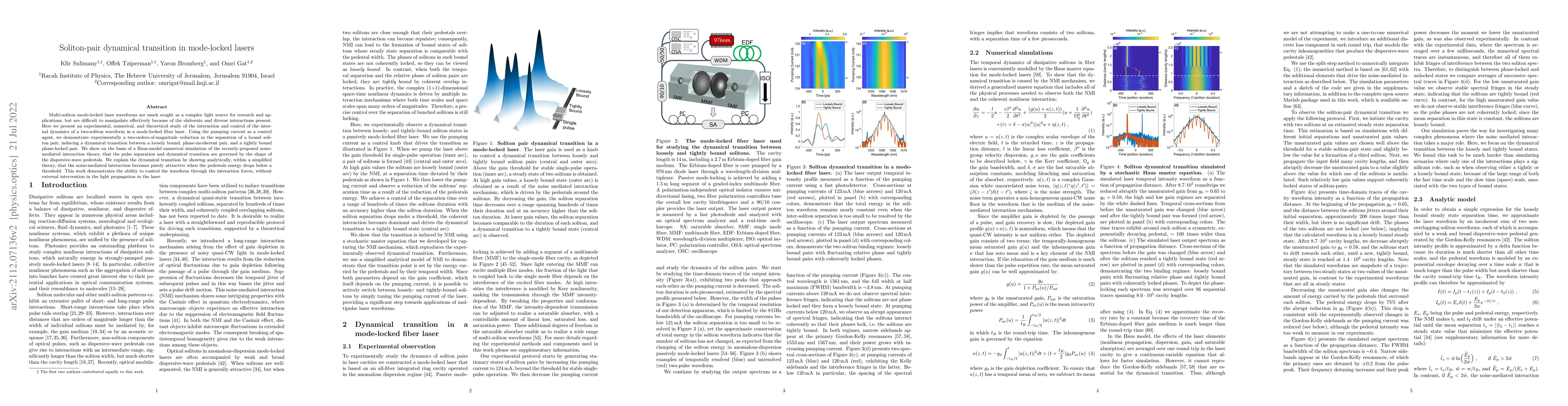 Thumbnail for Soliton-pair dynamical transition in mode-locked lasers