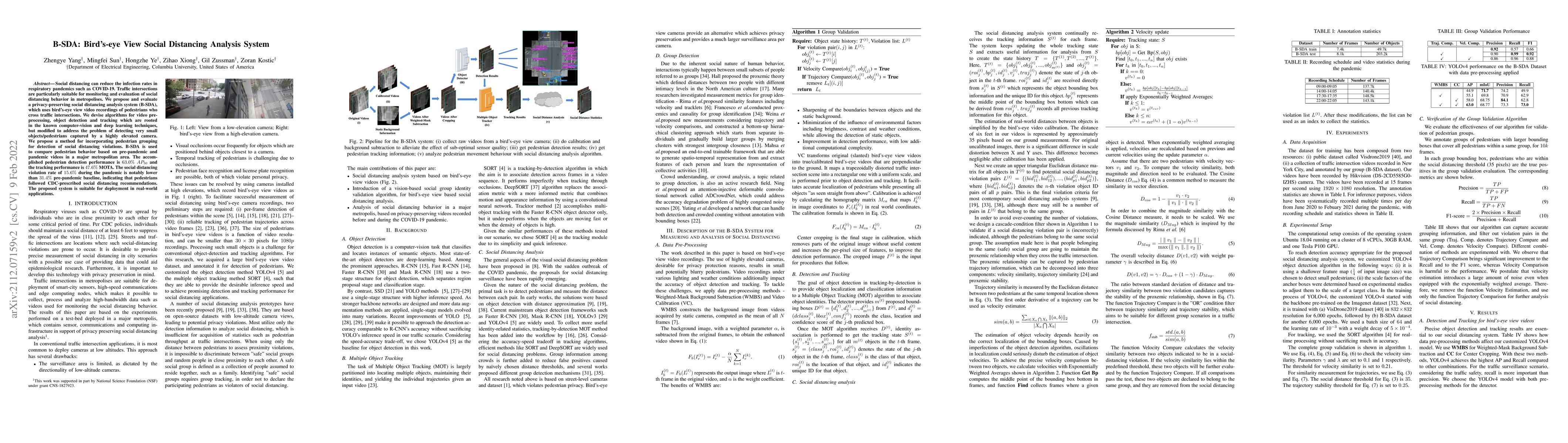 Thumbnail for Birds Eye View Social Distancing Analysis System