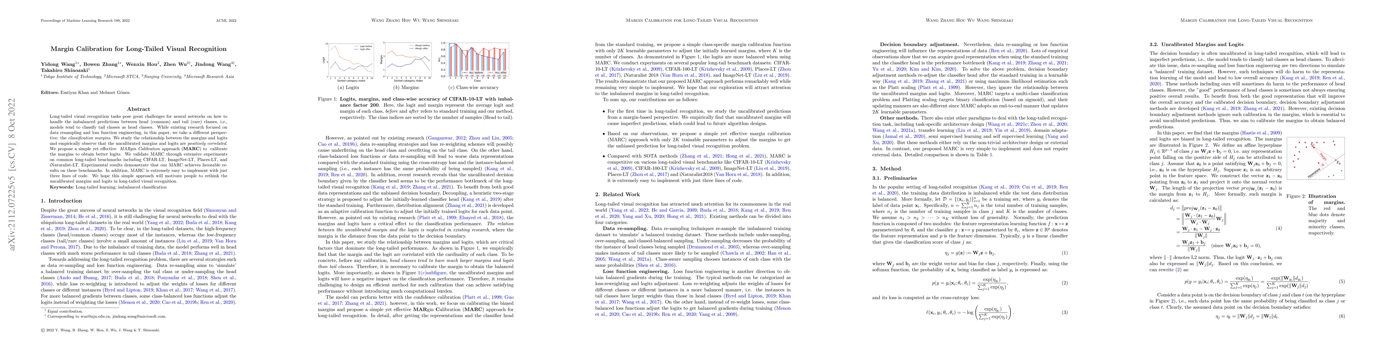 Thumbnail for Margin Calibration for Long-Tailed Visual Recognition